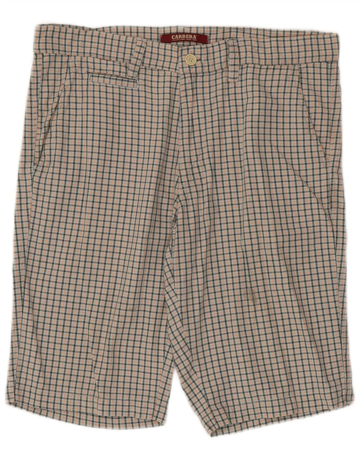 Carrera muške chino kratke hlače IT 50 Large W34, višebojni pamuk od ginghama