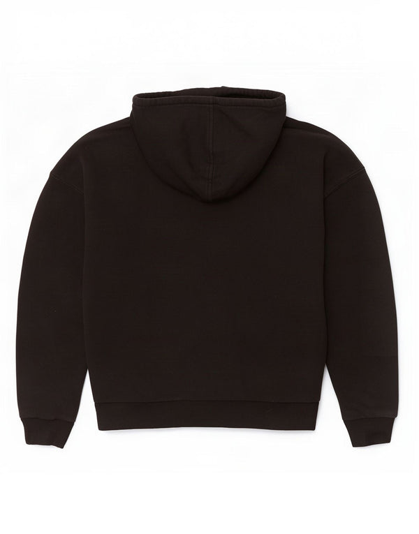 Reebok veliki ženski džemper s kapuljačom UK 8/10 mali crni pamuk