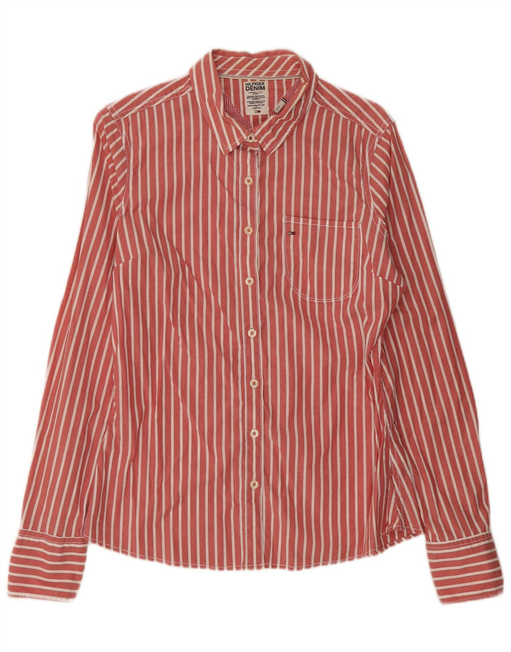 Tommy Hilfiger muška košulja velika, crvena s prugama, pamučna
