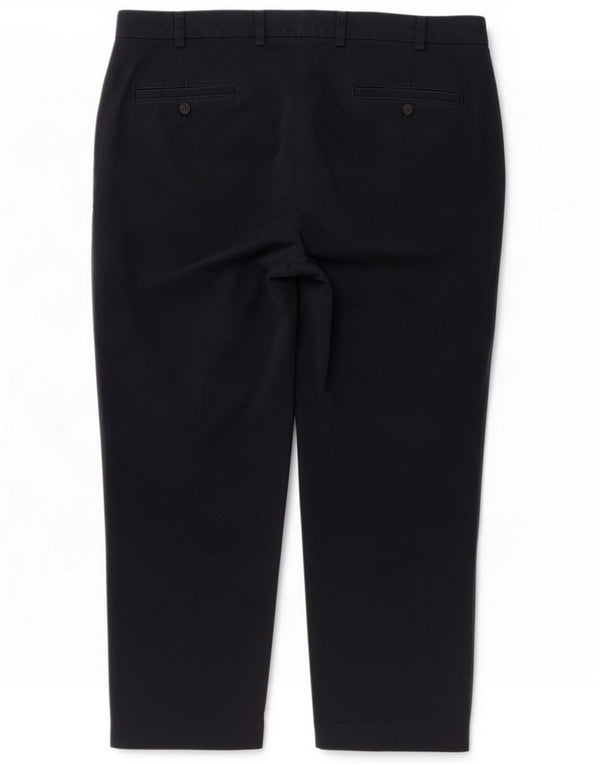 Brooks Brothers Mens Clark Straight Chino hlače W40 L26 Navy Blue Cotton