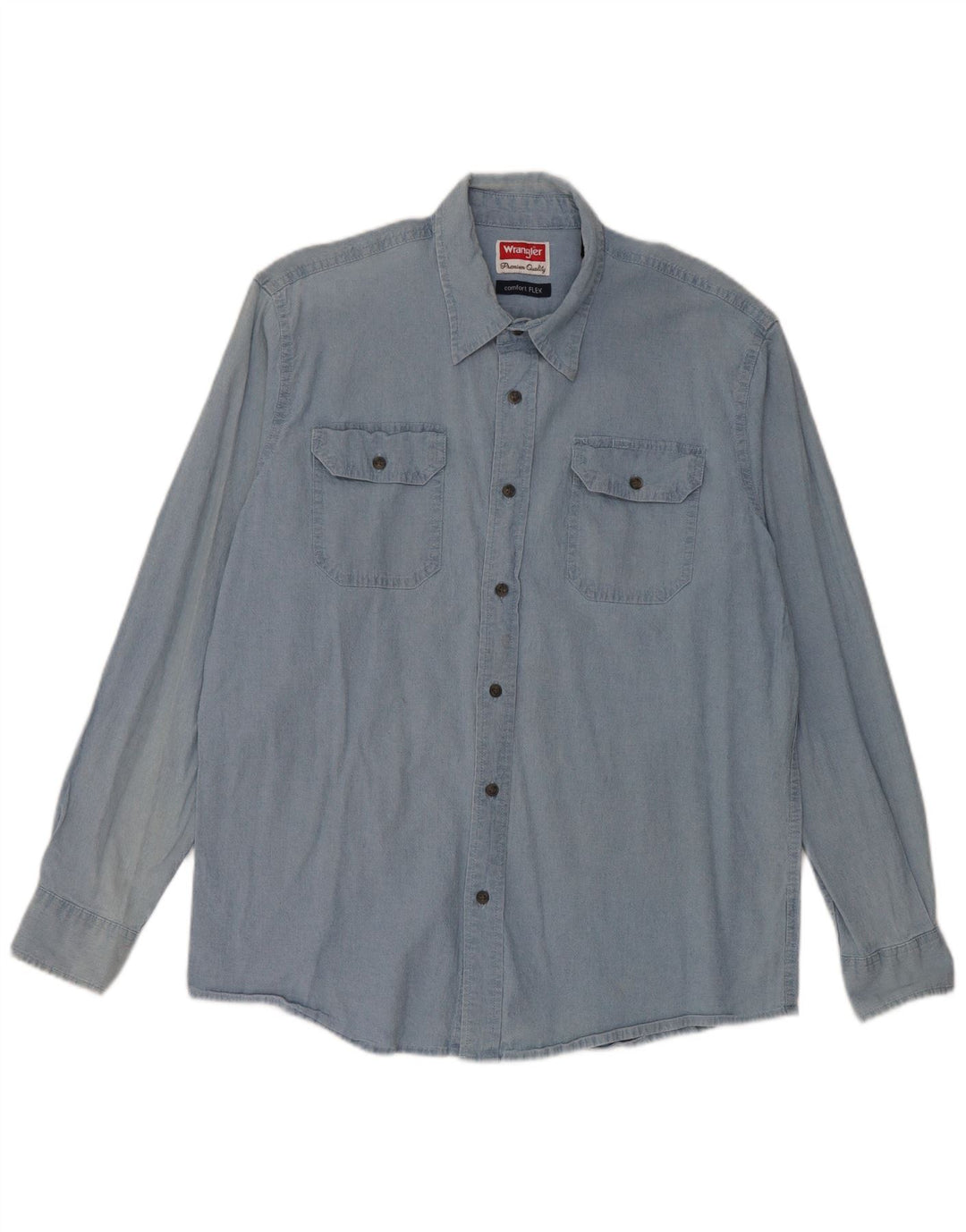 Wrangler muška traper košulja Large Blue Cotton