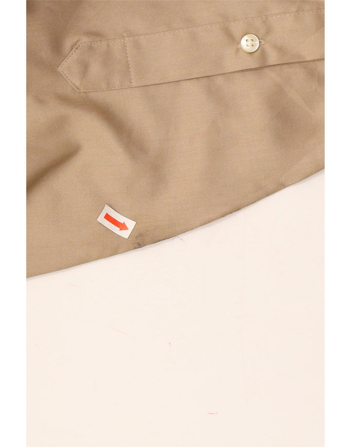 CHAPS Mens Classic Fit Twill Shirt Size 15 1/2 Medium Beige Cotton Vintage Chaps and Second-Hand Chaps from Messina Hembry 