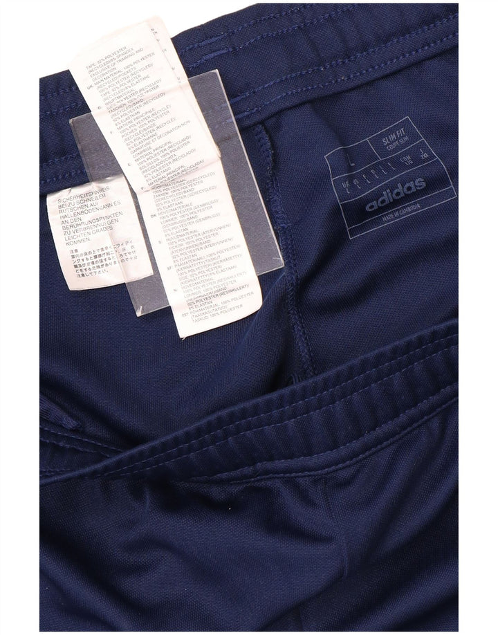 ADIDAS muške Aeroready Slim Fit hlače za trenirku velike tamnoplave