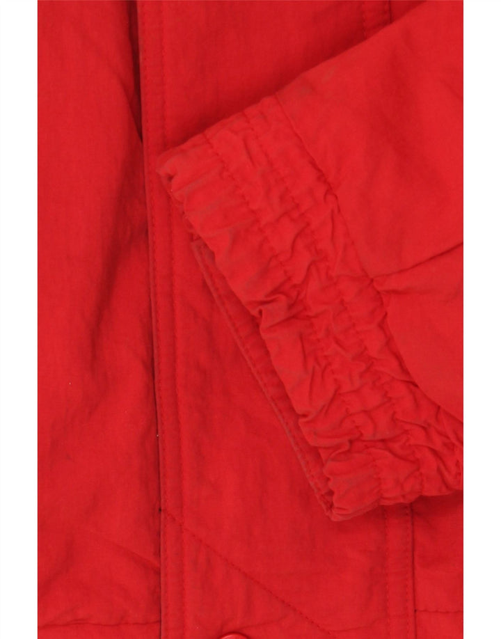 Eddie Bauer muška podstavljena jakna UK 42 XL crveni pamuk