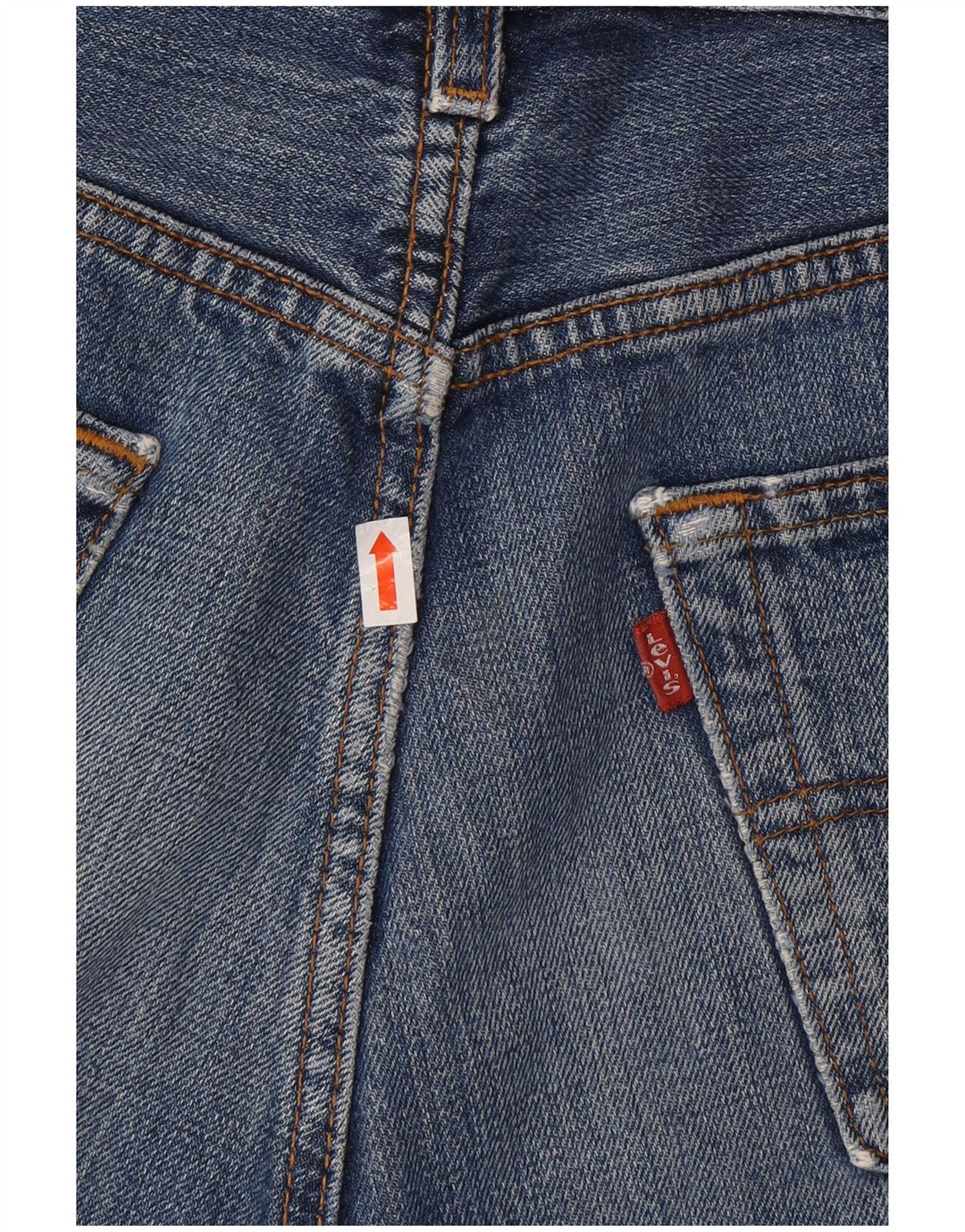 LEVI'S muške 501 traper kratke hlače W33 srednje plavi pamuk
