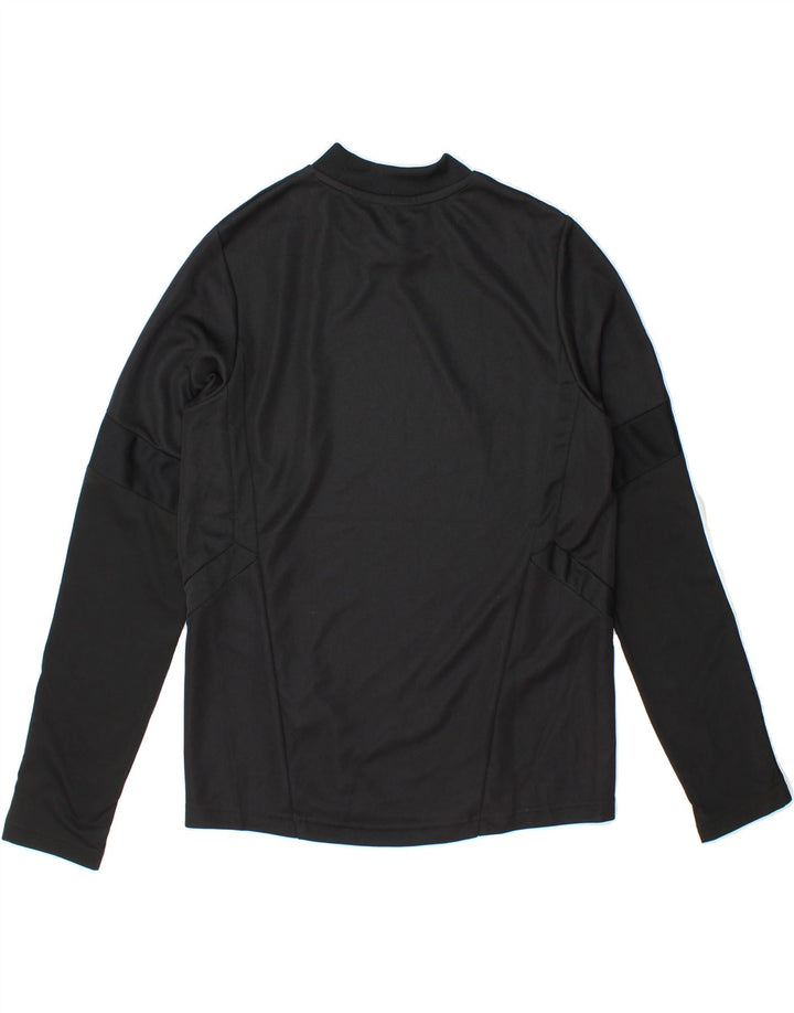 ADIDAS Boys Aeroready Top Long Sleeve 11-12 Years  Black Polyester Vintage Adidas and Second-Hand Adidas from Messina Hembry 