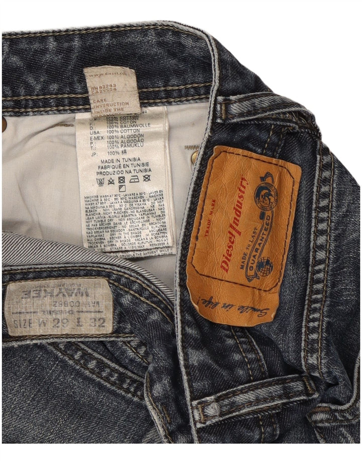 Diesel Mens Waykee Regular Straight Jeans W29 L32 Plavi pamuk