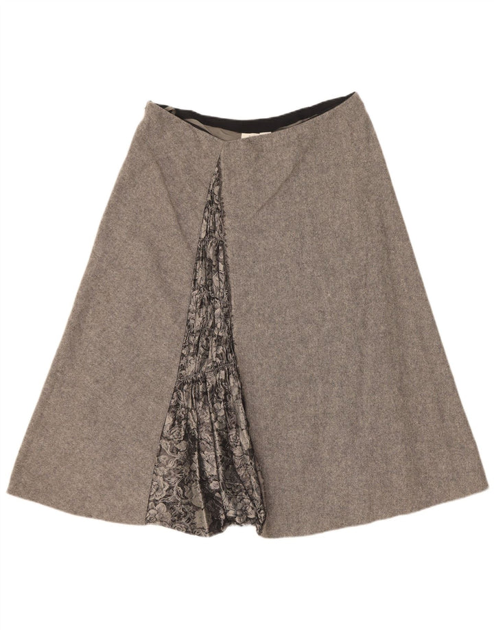 Dkny ženska suknja A-kroja US 10 Large W32 siva vuna