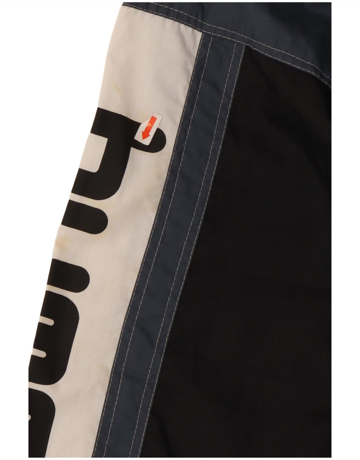 Hummel muška trenirka s grafičkim motivima, gornja jakna XL, crni poliester u boji