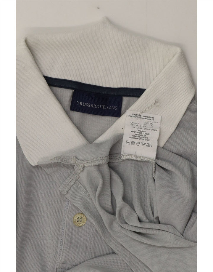 Trussardi muška polo majica XL sivi pamuk