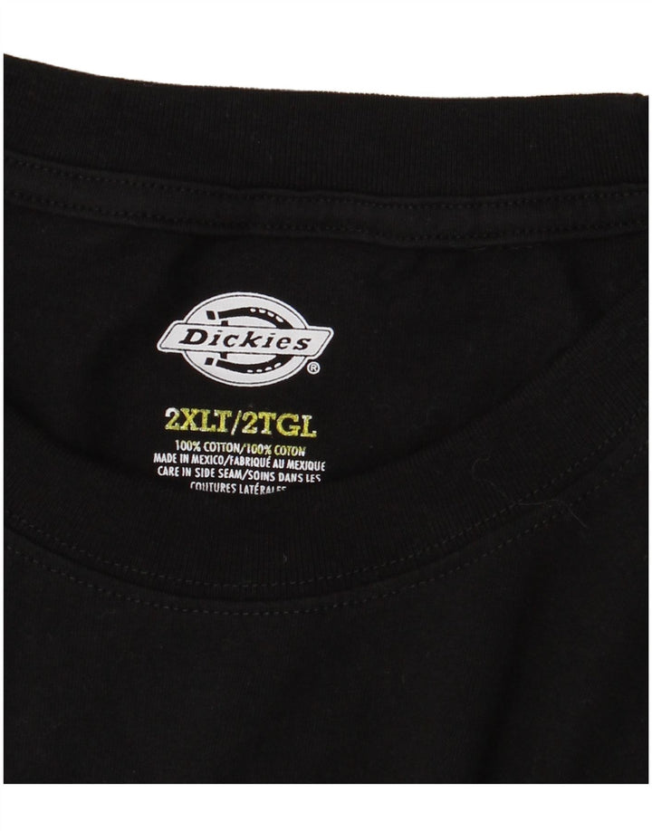 Dickies muška majica dugih rukava 2XL crni pamuk