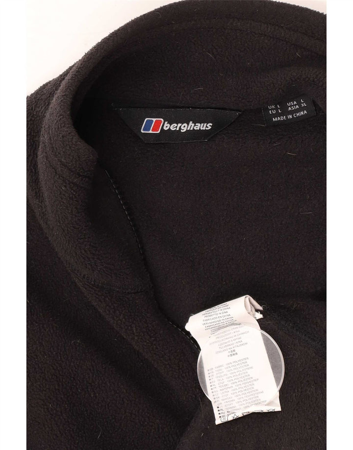 Berghaus muška jakna od flisa UK 40 veliki crni poliester