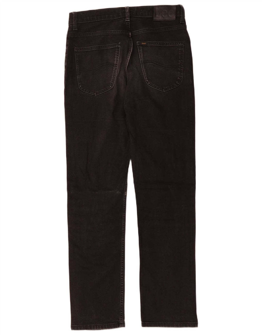 Lee Mens Brooklyn Straight Straight Jeans W30 L32 Crni pamuk