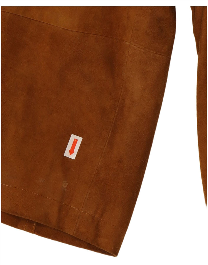 Vintage muška antilop jakna IT 46 Mala klasična smeđa koža