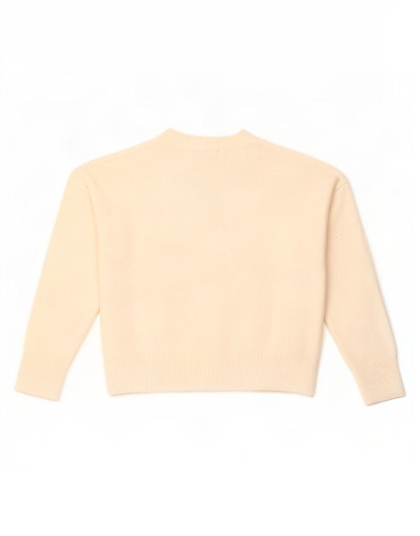 Zara ženski pulover s okruglim izrezom UK 10 Small Off White