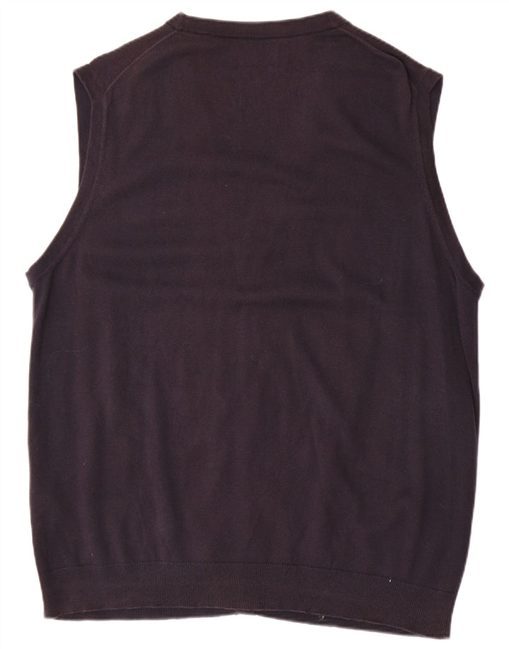 Gant muški džemper bez rukava 2XL tamnoplavi pamuk