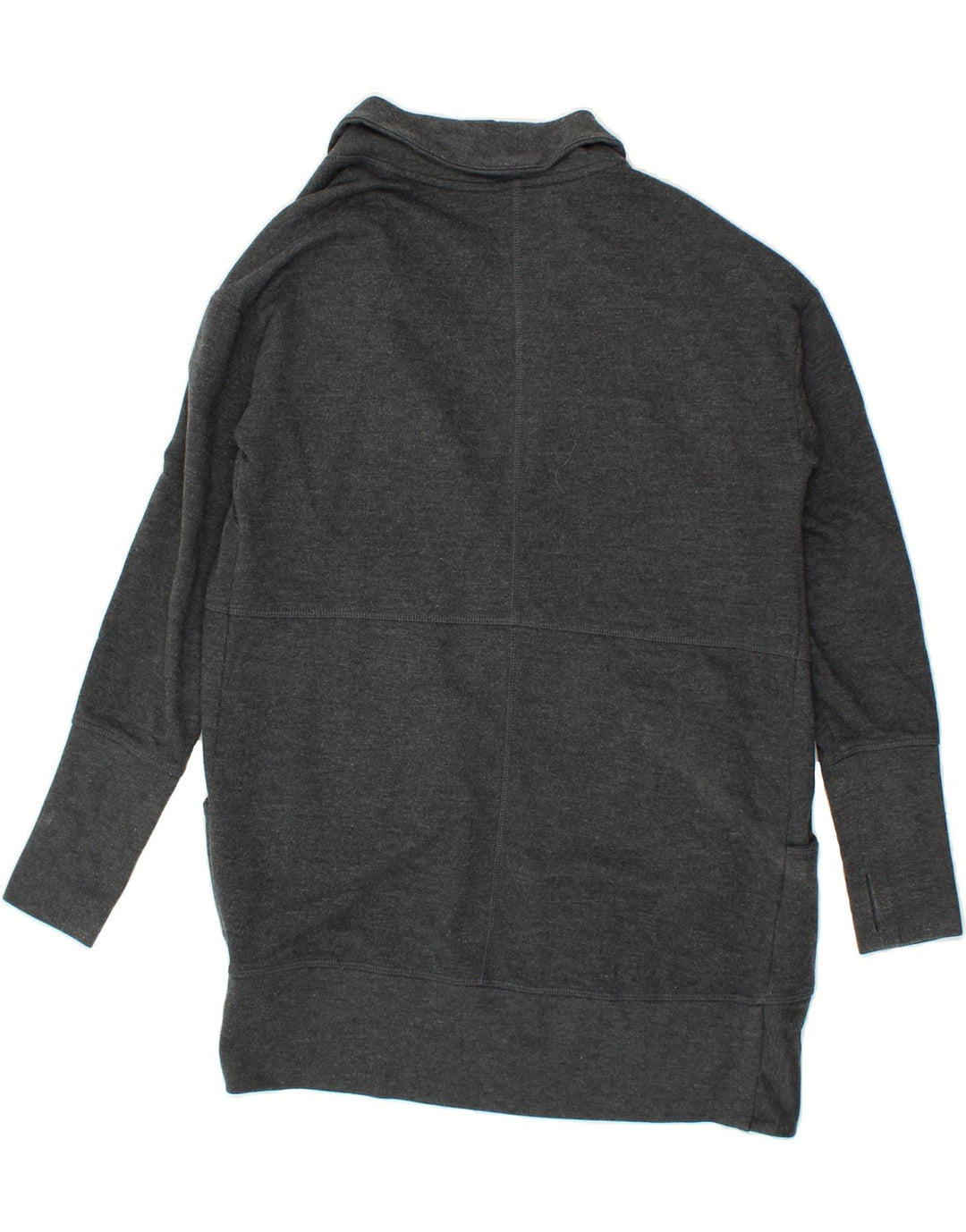 EDDIE BAUER Womens Oversized Longline Cardigan Sweater UK 10 Small Grey Vintage Eddie Bauer and Second-Hand Eddie Bauer from Messina Hembry 