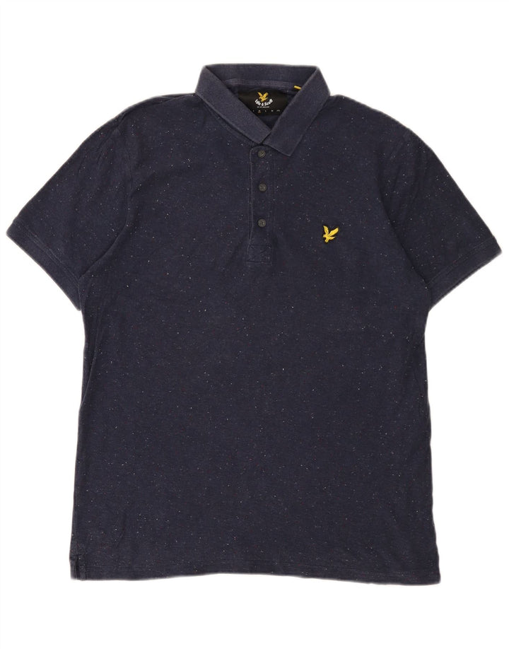LYLE & SCOTT Muška polo majica Srednje tamnoplavi flekasti pamuk