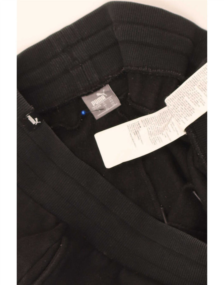 Puma Ženska trenirka Hlače Joggers UK 14 Veliki crni poliester