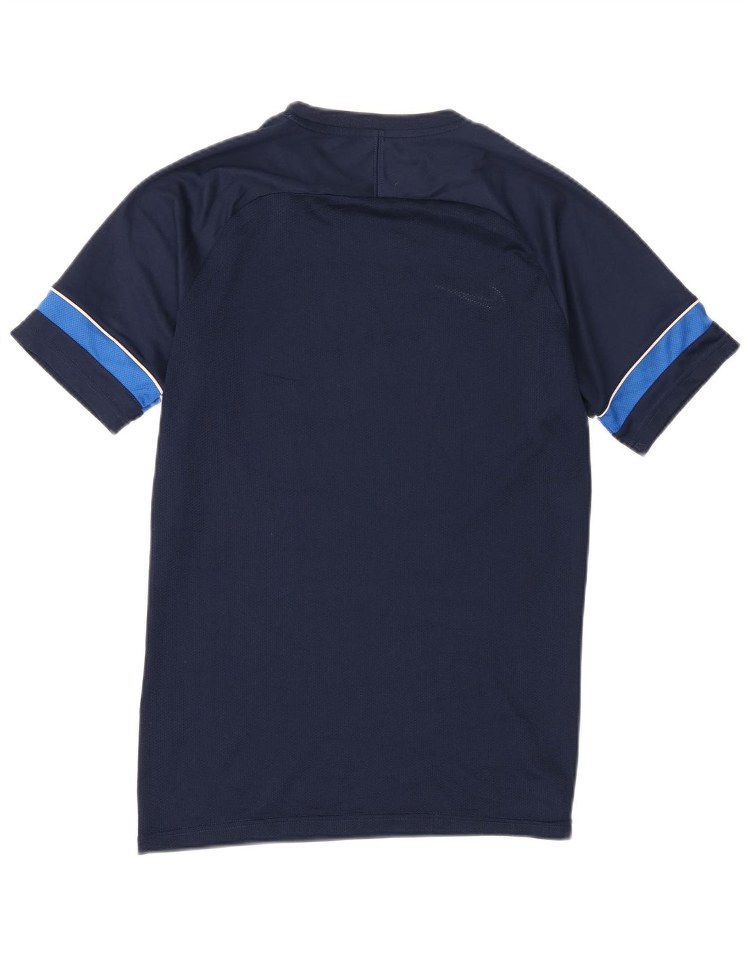 Nike Dri Fit T-Shirt Top Medium Navy Blue Colourblock