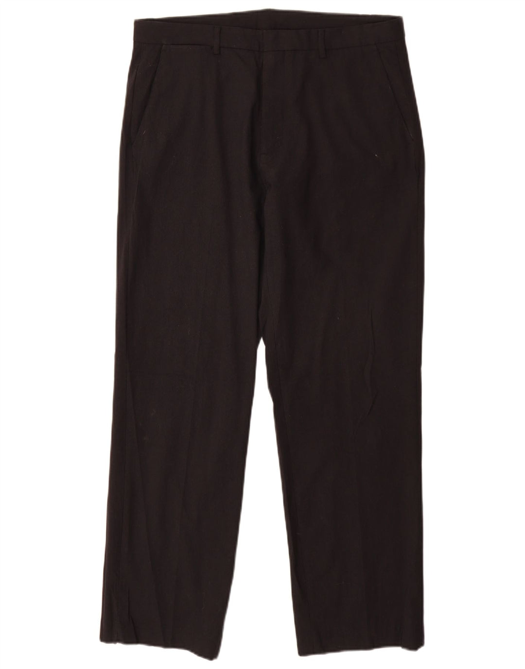 Calvin Klein muške ravne chino hlače W32 L30 crni poliester