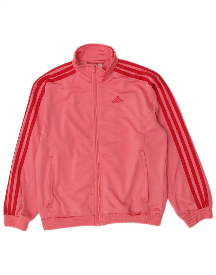 Adidas trenirka za djevojčice, 9-10 godina, ružičasta jakna od poliestera
