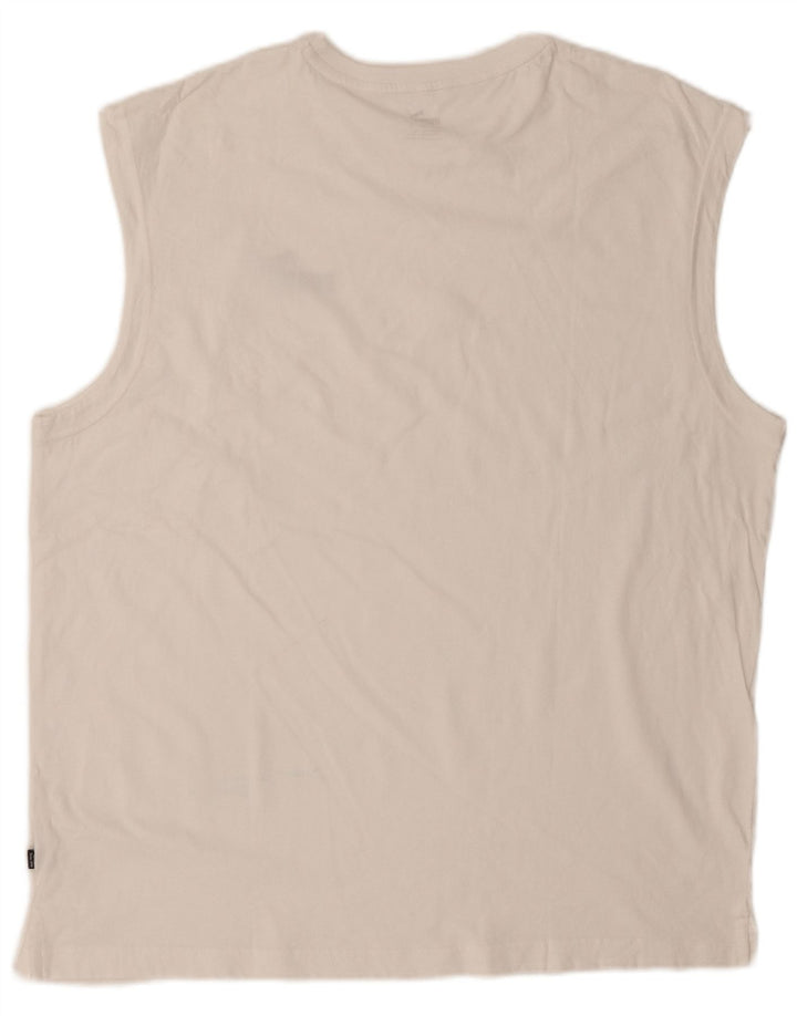 PUMA Mens Graphic Vest Top XL White