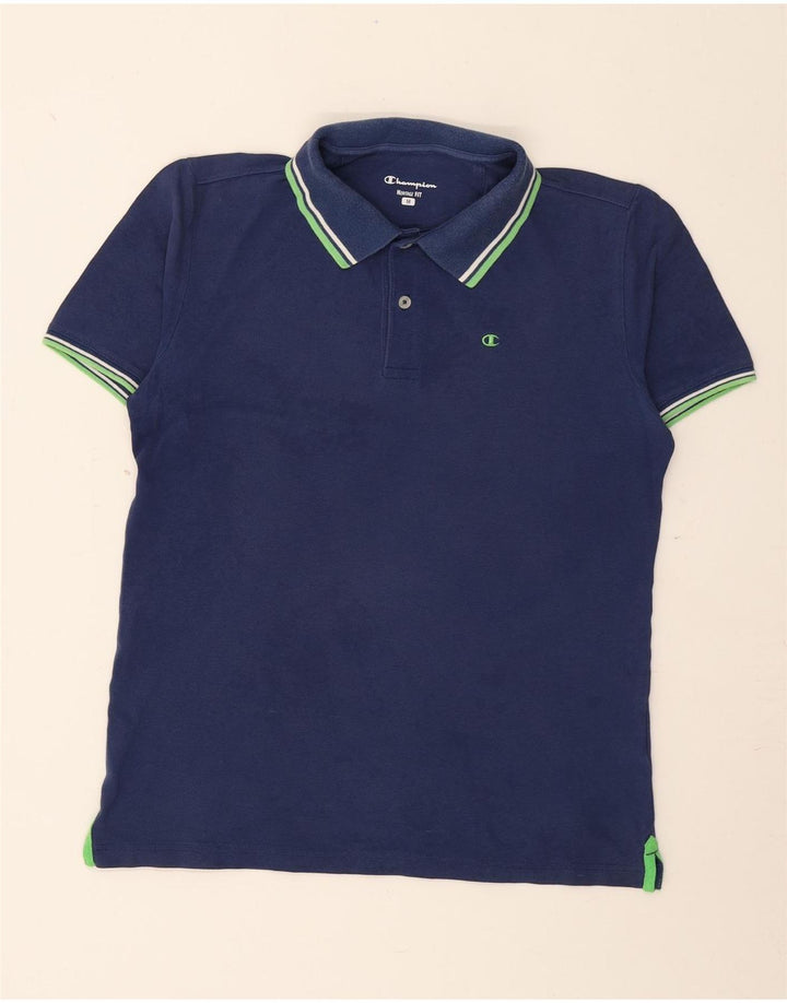 Champion muška Herritage Fit polo majica Srednje plava