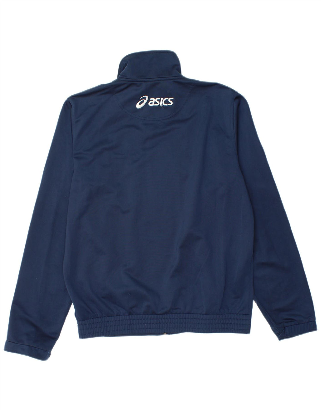 Asics muška gornja jakna od trenirke Mala tamnoplava poliesterska boja