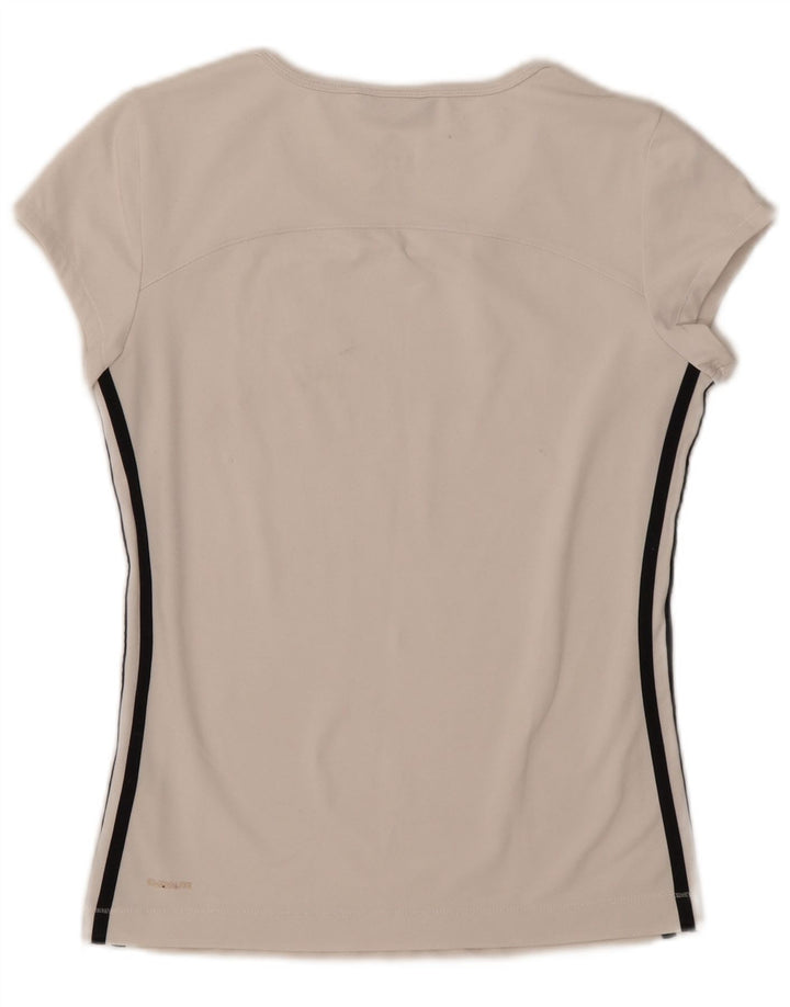 Adidas Womens Clima 365 T-Shirt Top UK 10 Small White Polyester