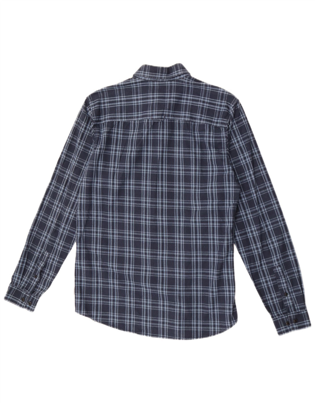 Jack & Jones muška pripijena flanelska košulja srednje tamnoplave boje