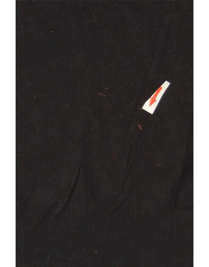 Marks & Spencer ženski džemper s okruglim izrezom UK 12 Medium Crni