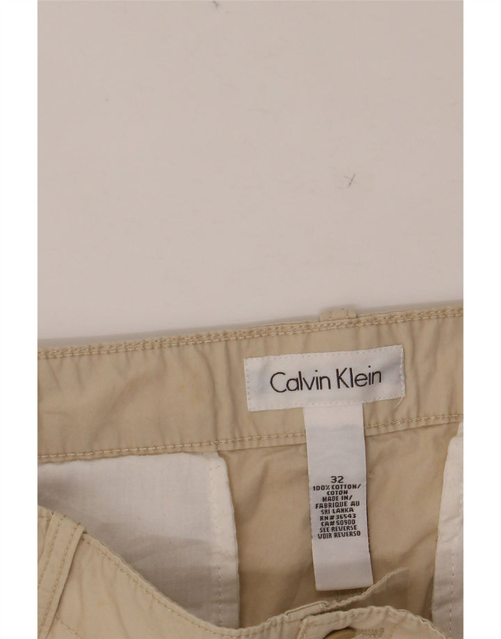 CALVIN KLEIN Muške chino kratke hlače W32 srednje bež pamuk