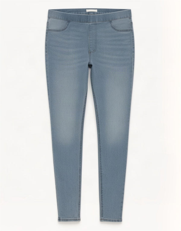 Marks & Spencer ženske jegging traperice UK 16 velike W32 L29 plavi pamuk