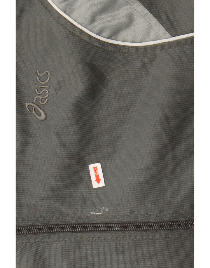 ASICS muški pulover s kapuljačom s patentnim zatvaračem XL u sivoj boji