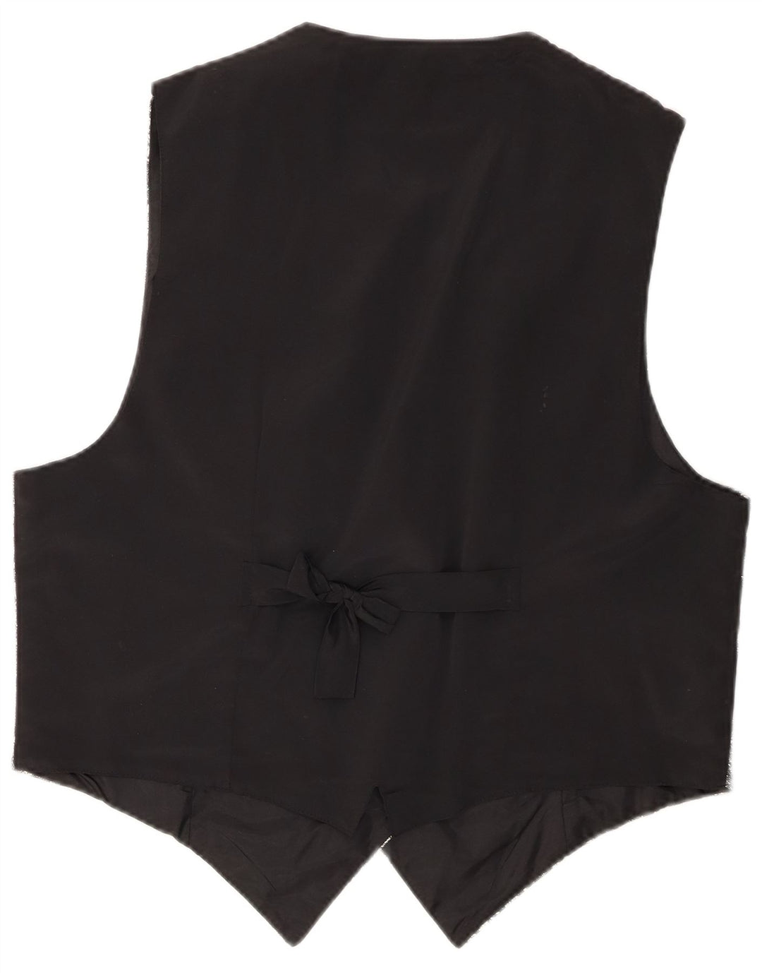 VINTAGE ženski prsluk UK 18 XL crni cvjetni poliester