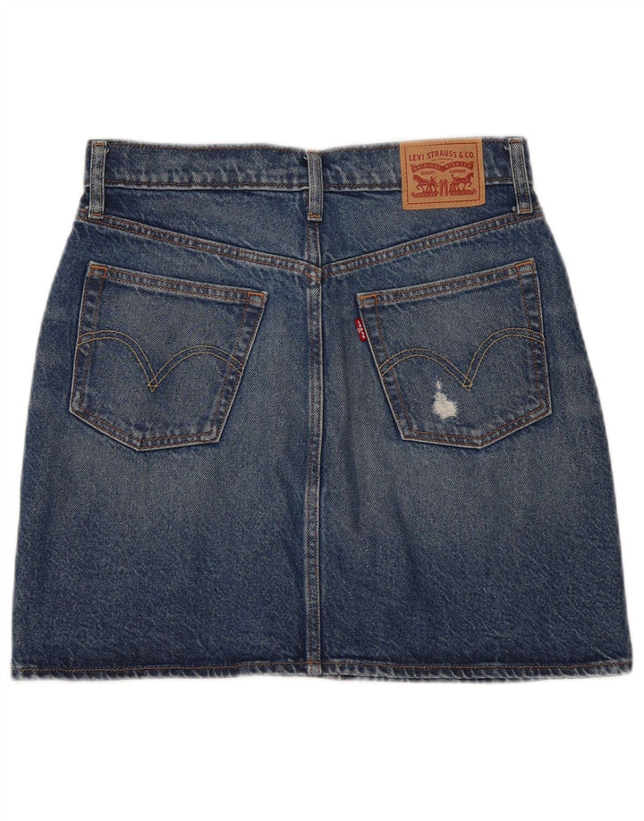 Levi's ženska suknja od dugotrajnog trapera W28 srednje plavi pamuk