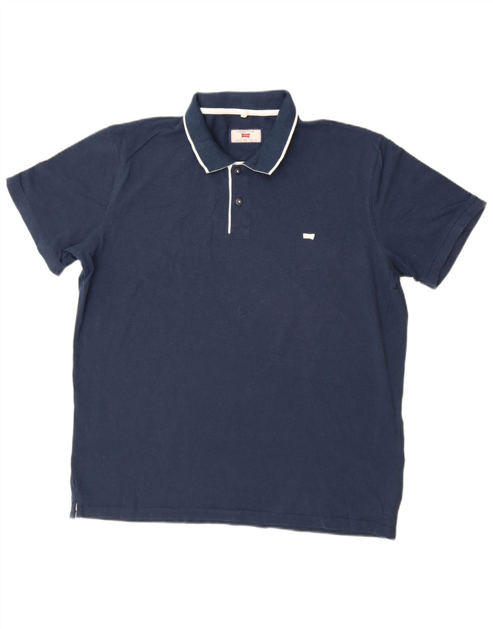Carrera muška VERONA Regular polo majica 2XL tamnoplavi pamuk