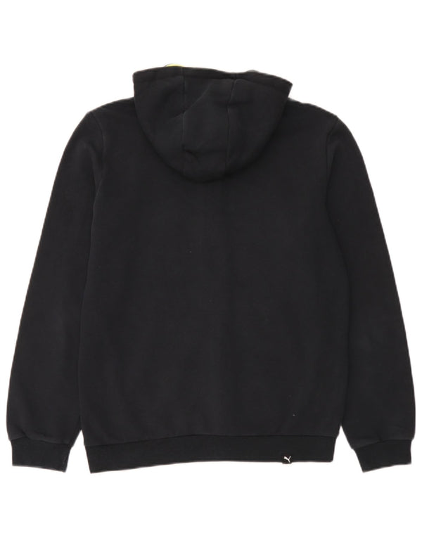 Puma Boys Graphic Zip pulover s kapuljačom 13-14 godina crni