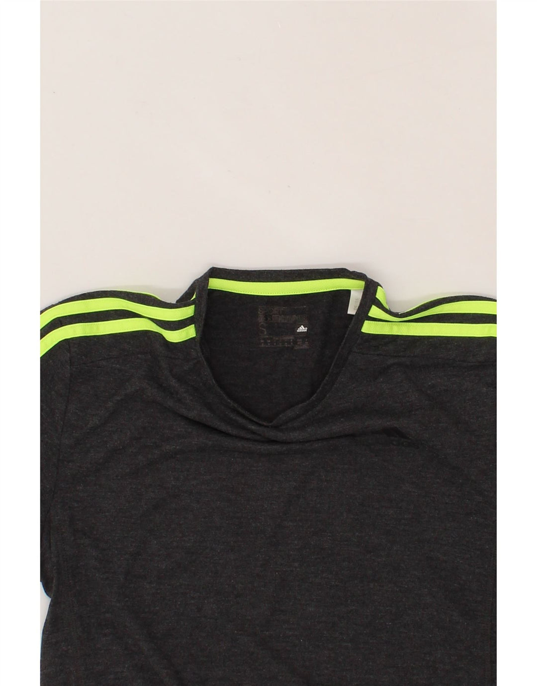 ADIDAS Mens Climalite T-Shirt Top Small Grey Cotton Vintage Adidas and Second-Hand Adidas from Messina Hembry 