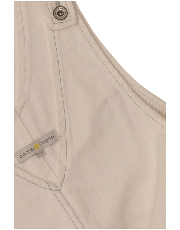 Cache Ženska traper haljina UK 8 Mala bijela