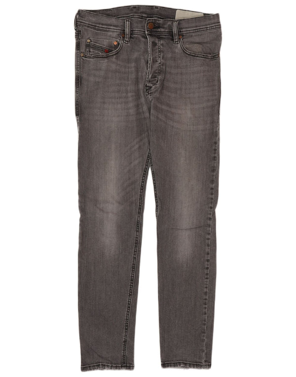 DIESEL Muške uske traperice W29 L30 Sivi pamuk