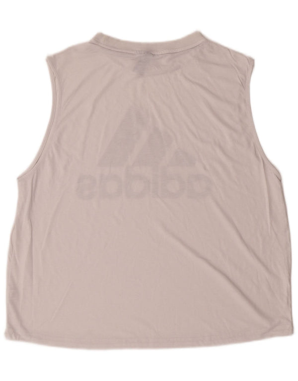 ADIDAS muški grafički prsluk Veliki bijeli sportski