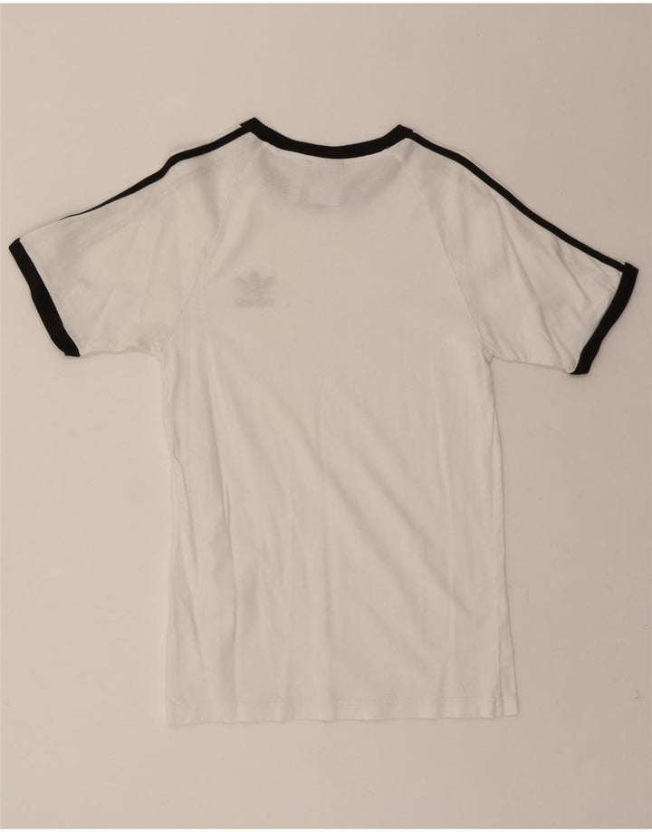 ADIDAS Mens T-Shirt Top Small White Vintage Adidas and Second-Hand Adidas from Messina Hembry 