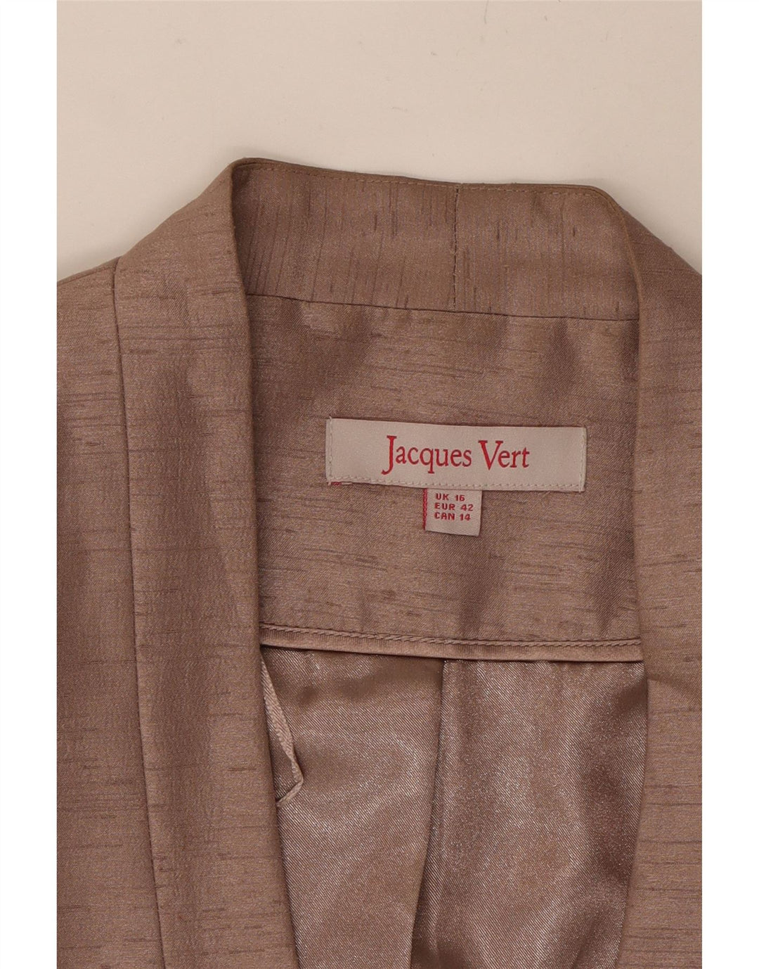 JACQUES VERT Womens 1 Button Blazer Jacket UK 16 Large  Pink Flecked Vintage Jacques Vert and Second-Hand Jacques Vert from Messina Hembry 