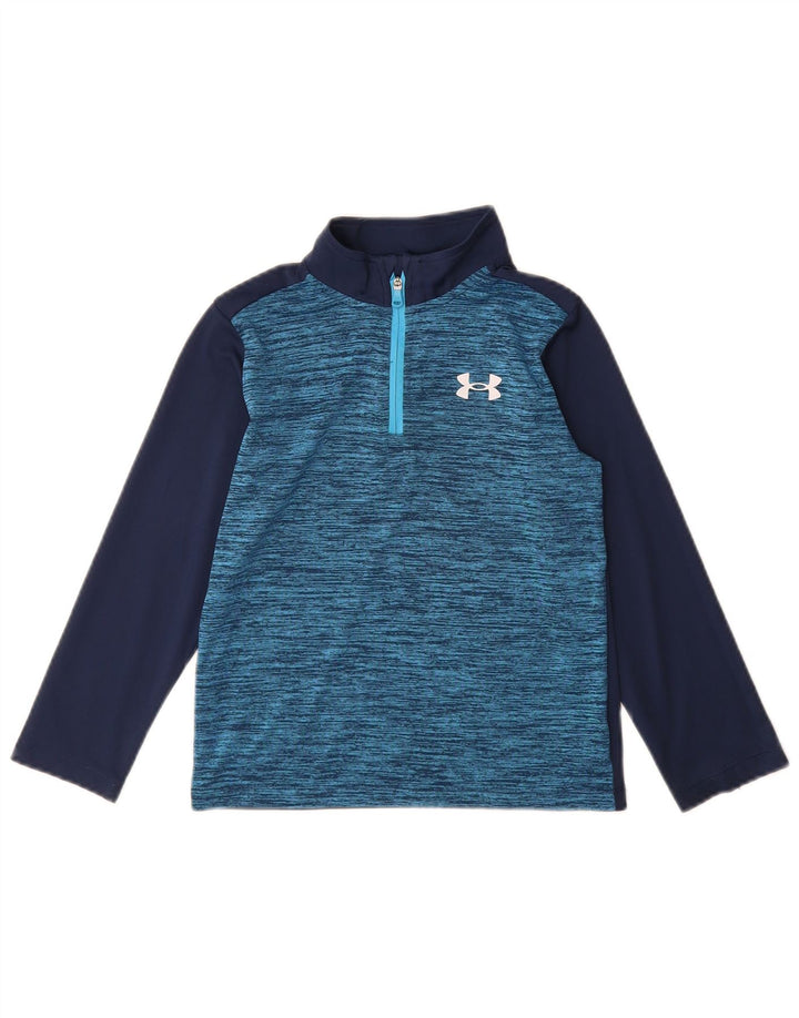 Under Armour Pulover Trenirka za dječake 5-6 Years Navy Blue Colourblock
