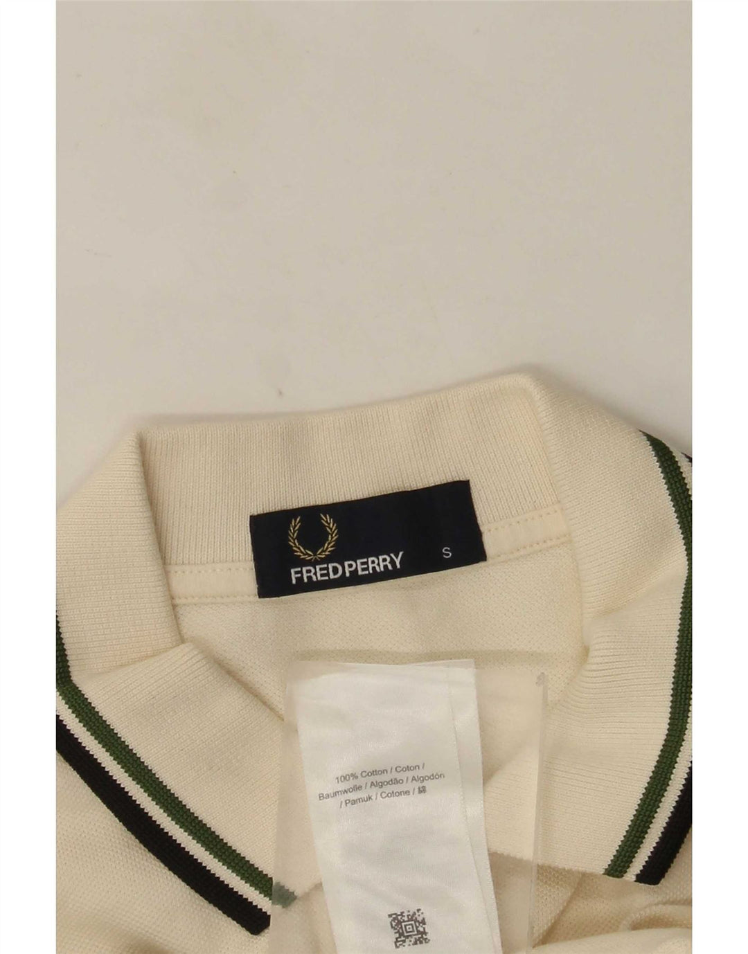Fred Perry muška polo majica Mala bijela pamučna