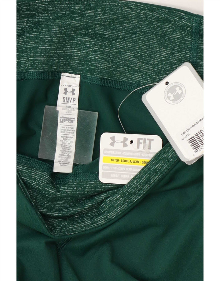 Under Armour ženske Capri tajice UK 10 male zelene poliesterske