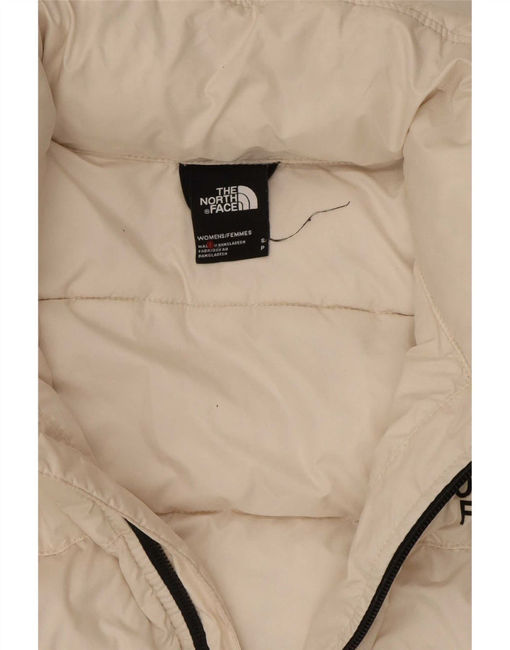 The North Face ženska podstavljena jakna s kapuljačom UK 10 Mali bijeli poliester