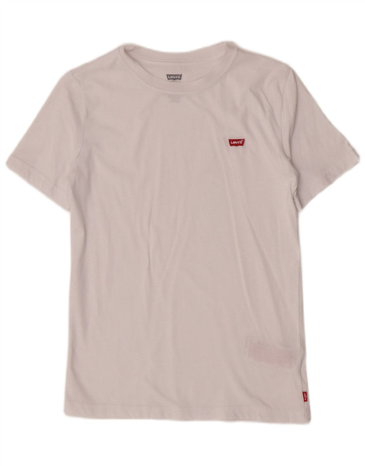 Levi's majica za dječake 13-14 godina bijeli pamuk